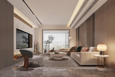 现代客餐厅3D模型下载